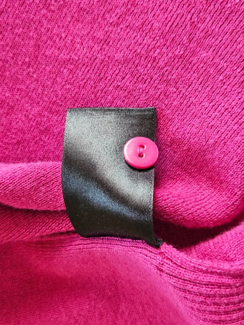 NIC+ZOE Women's Deep Pink Wrap Sweater - Size Petite PS